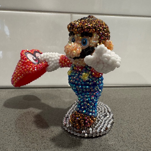 Nintendo Other - Nintendo | Custom hand blinged | Mario Figurine